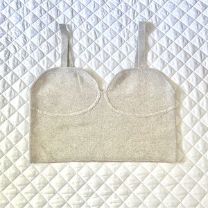 H&M - Beige Crop Top